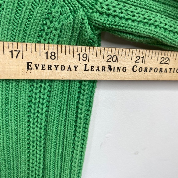 L.L. Bean Green Cardigan Sweater - Picture 6 of 8